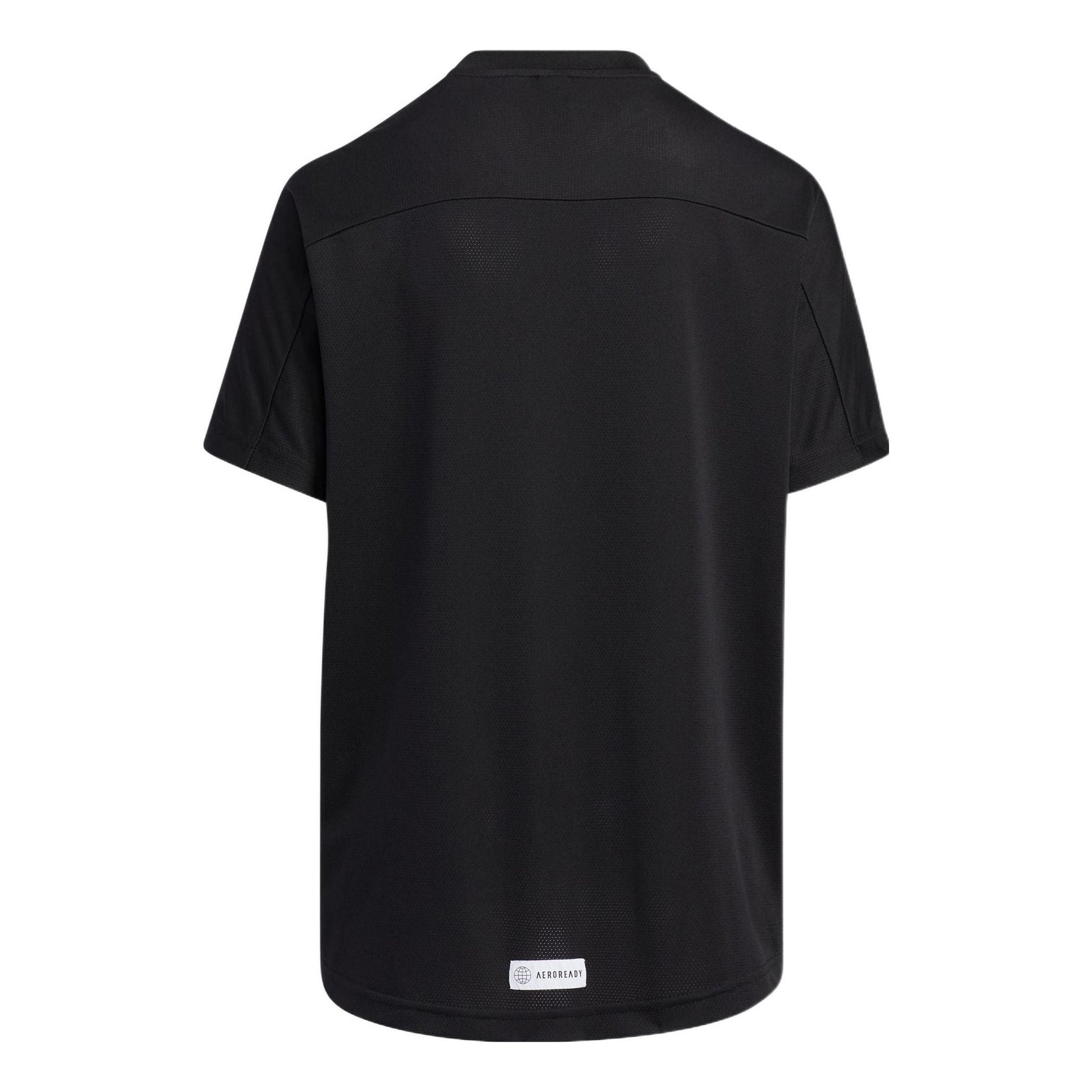 (GS) adidas Aeroready T-Shirt Asia Sizing 'Black White' HE2549