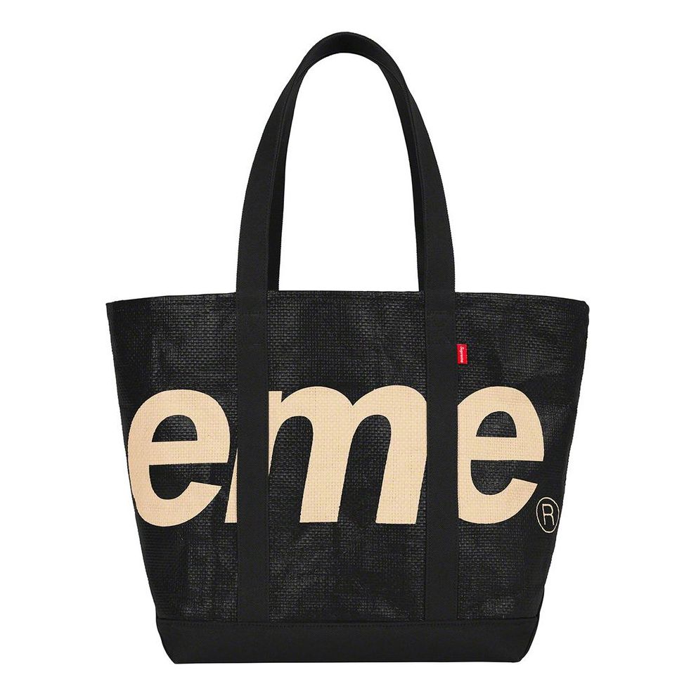 Supreme Raffia Tote 'Black Gold' SUP-SS20-729