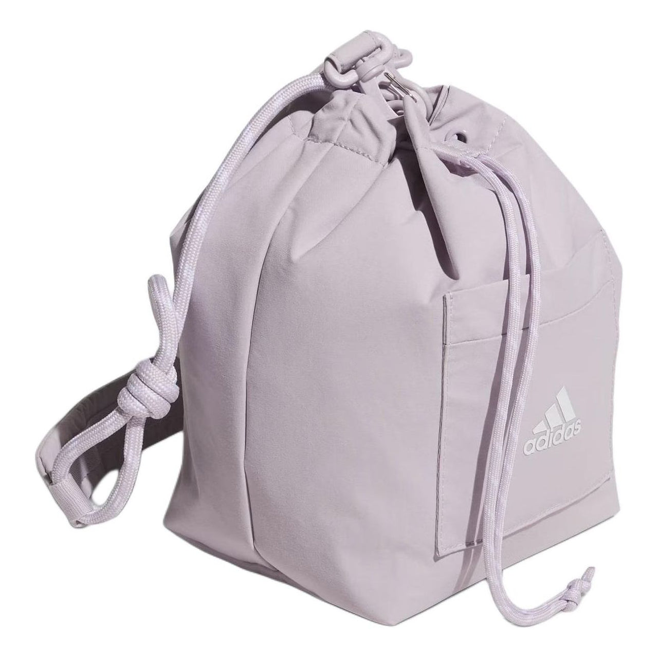 adidas Crossbody Drawstring Sport Casual Bag 'Purple' JJ2081