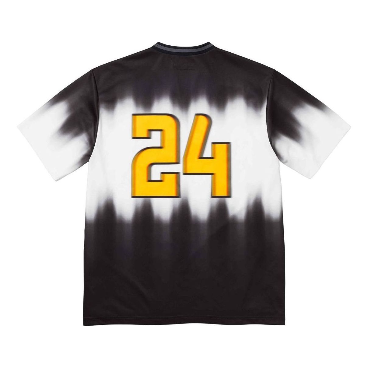Supreme Blur Soccer Jersey 'Black White Yellow' SUP-SS24-044
