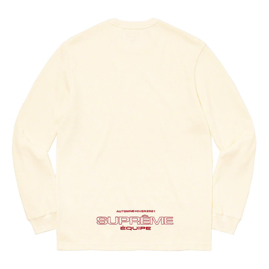 Supreme quipe Thermal Sweater 'White' SUP-FW21-350