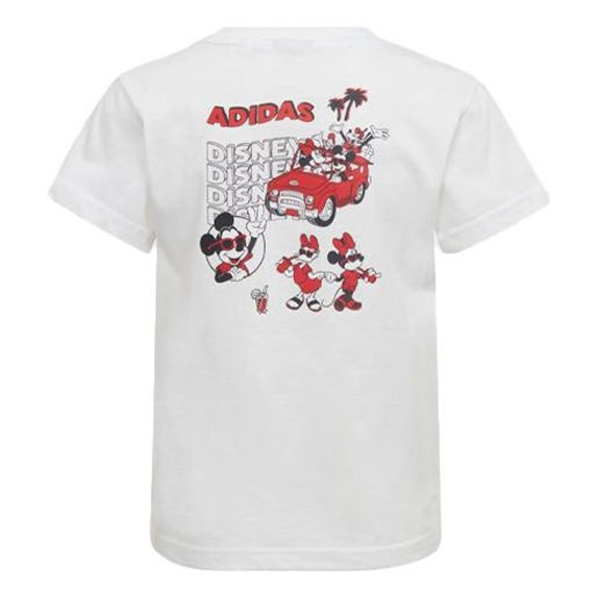 (GS) adidas x Disney Mickey and Friends T-Shirt 'White Black Red' HC1912