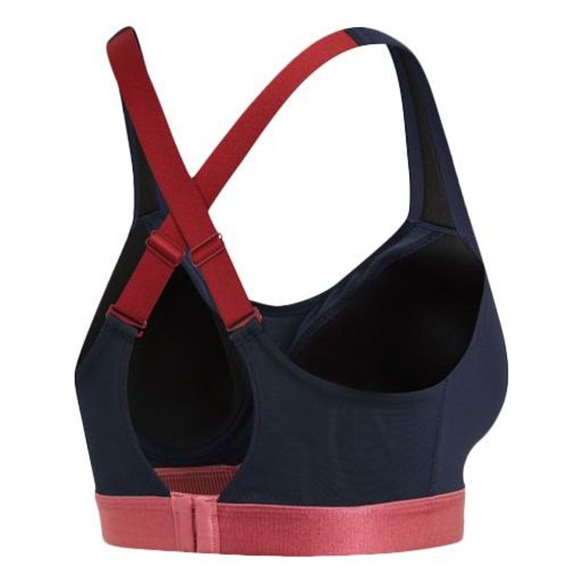 (WMNS) adidas Stringer Soft Bra Asia Sizing 'Black Red' CZ8058