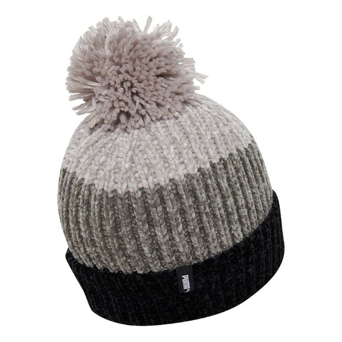 (WMNS) PUMA Ws POM Beanie 'Black Grey' 02343601