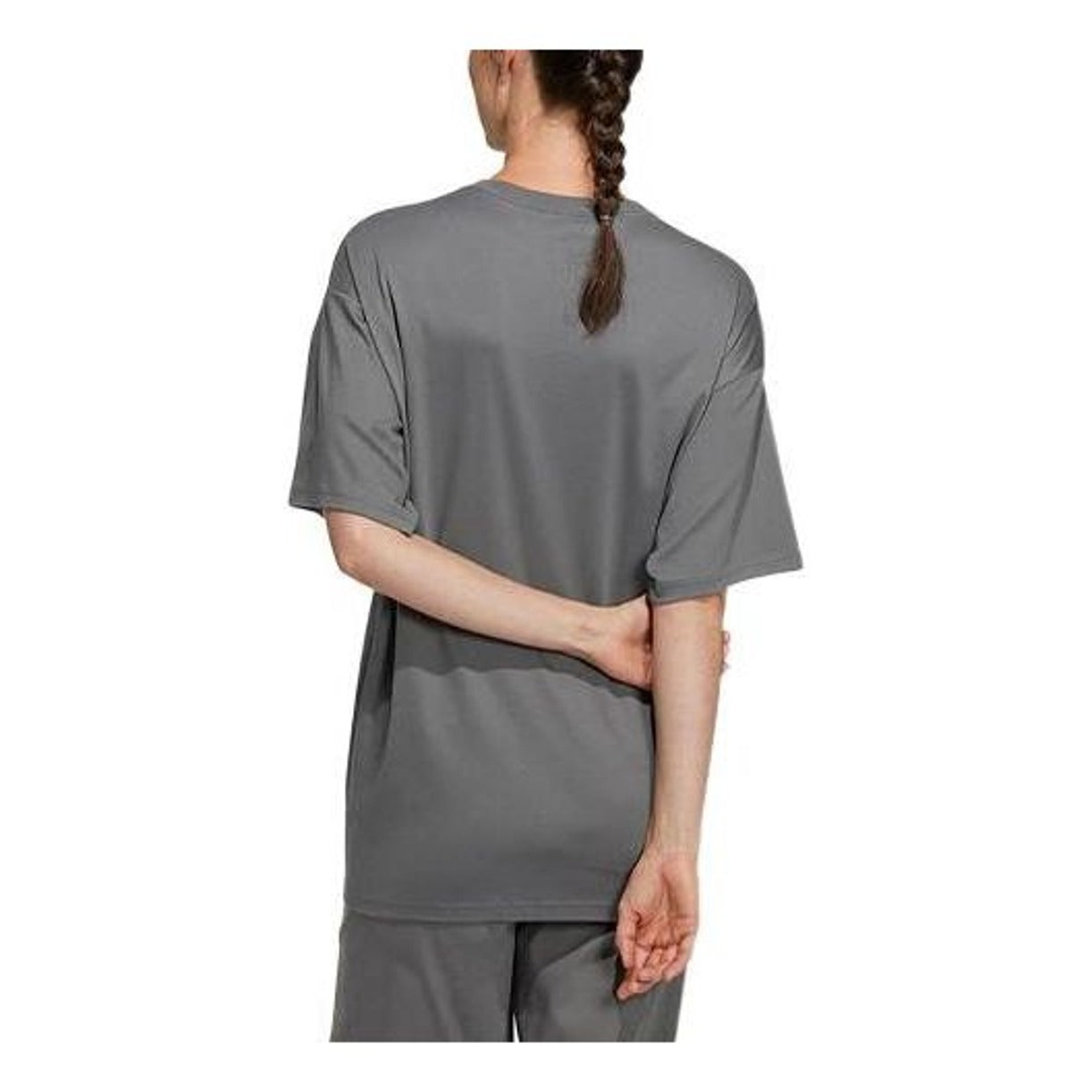 (WMNS) adidas T-Shirt Asia Sizing 'Grey' HZ7053