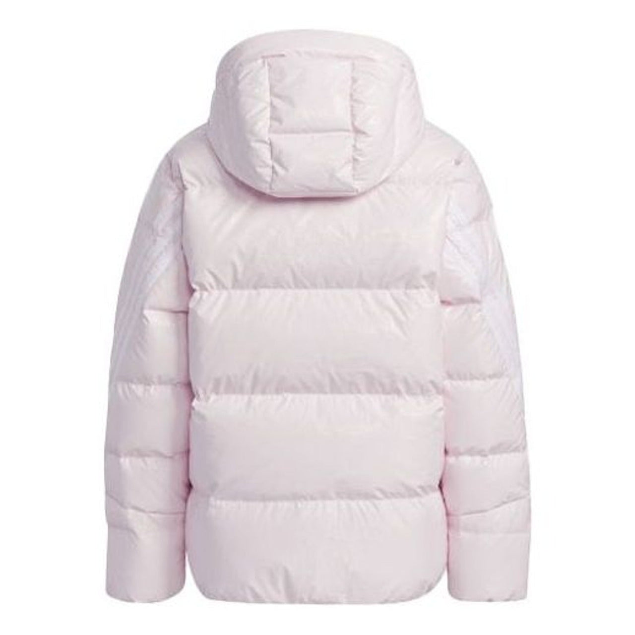 (GS) adidas Metallic Fabric Down Jacket Asia Sizing 'Pink' H45022