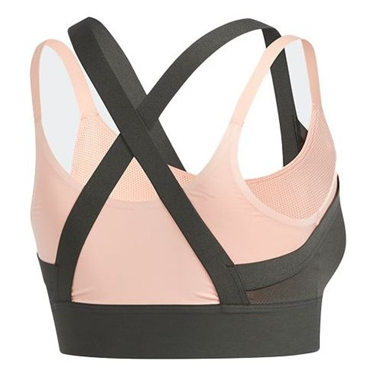 (WMNS) adidas All Me Layered Sports Bra Asia Sizing 'Green Pink' DZ6089