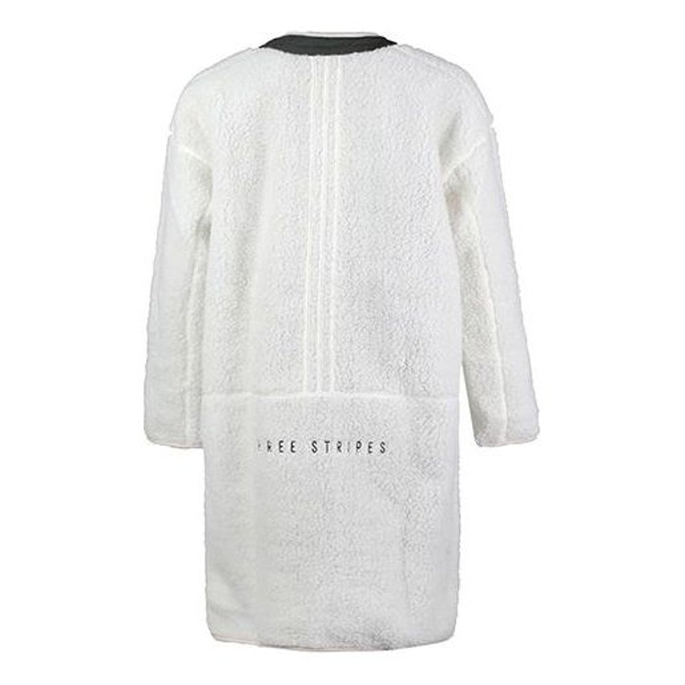 (WMNS) adidas Fleece Jacket  Asia Sizing 'White Black' ED1510