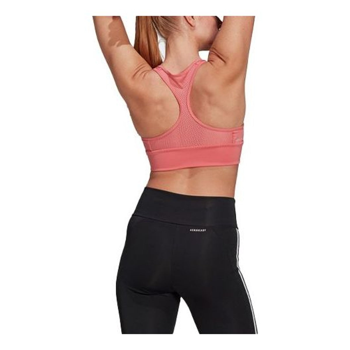 (WMNS) adidas AEROREADY Designed 2 Move Logo Padded Sports Bra Asia Sizing 'Pink White' GL3835