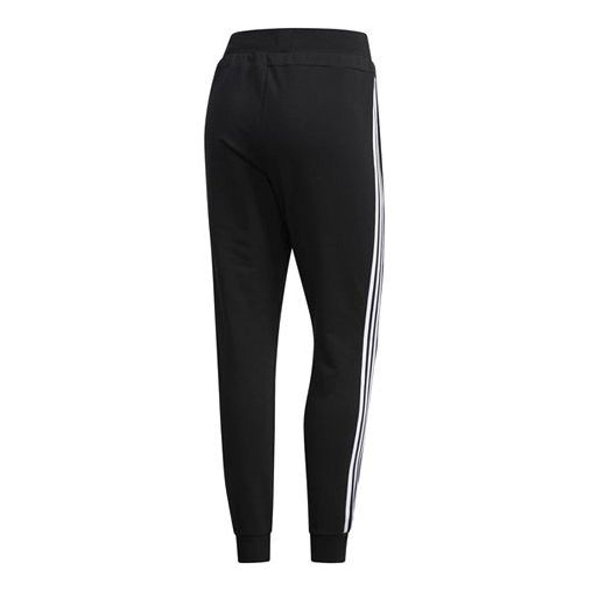 (WMNS) adidas French Terry Comfort Pants Asia Sizing 'Black White' FM9326