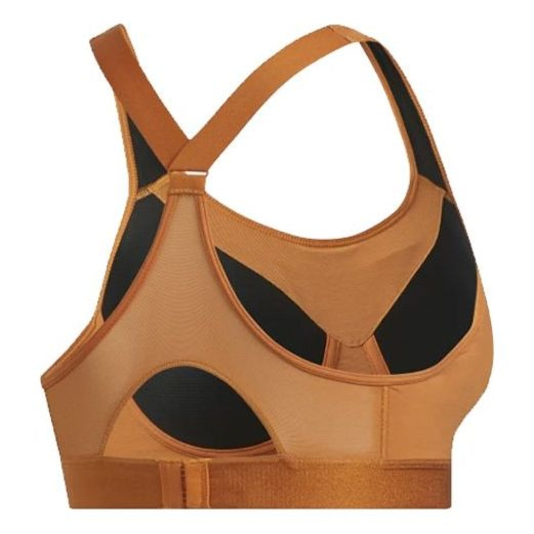 (WMNS) adidas Stronger For It Racer Bra Asia Sizing 'Brown' EA3388