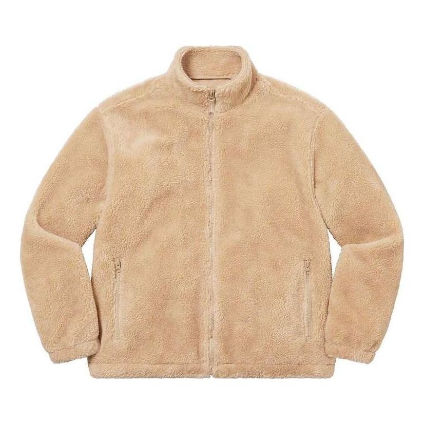 Supreme Star Fleece Jacket 'Beige Black' SUP-SS22-803