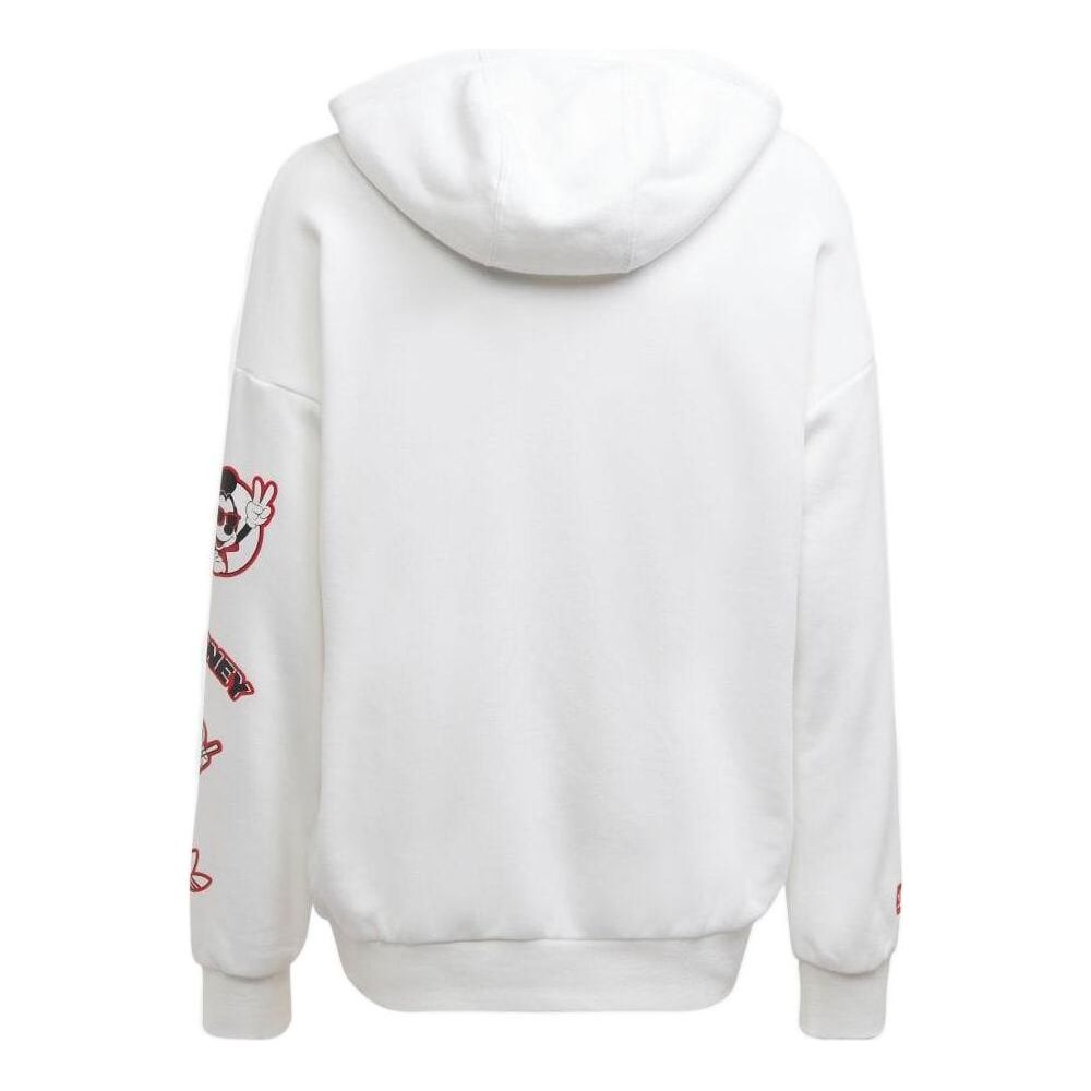 (GS) adidas x Disney Mickey And Friends Sweatshirt Asia Sizing 'White Red' HF7578