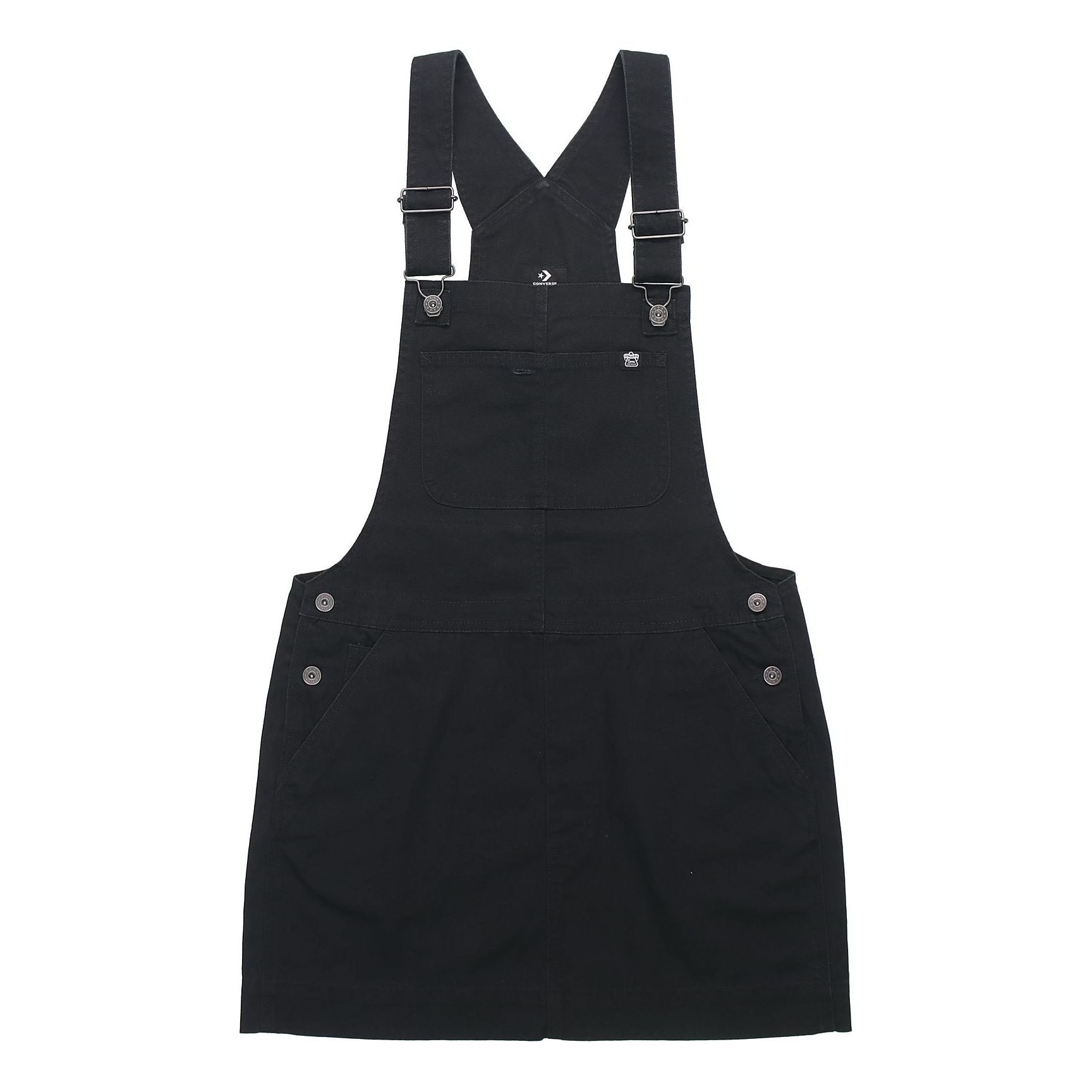 (WMNS) Converse Casual Suspender Skirt Asia Sizing 'Black' 10018415-A02