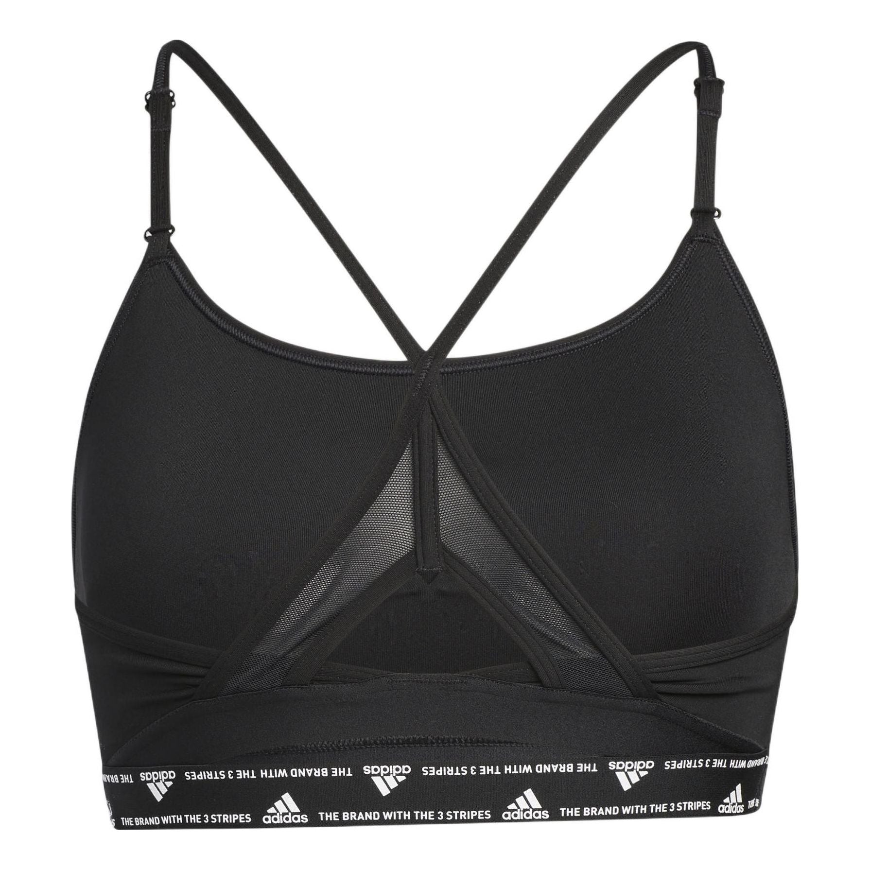 (WMNS) adidas Aeroreact Training Light-Support Bra Asia Sizing 'Black' HB9884