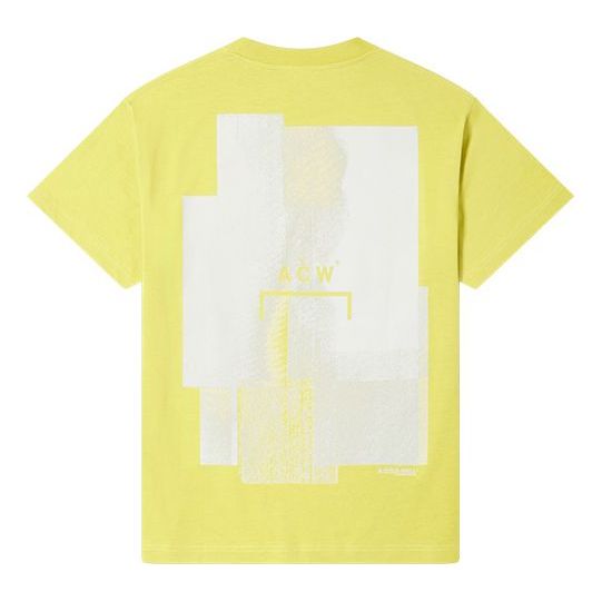 A-COLD-WALL* Logo Print T-shirt 'Yellow' ACWMTS084-GROCH