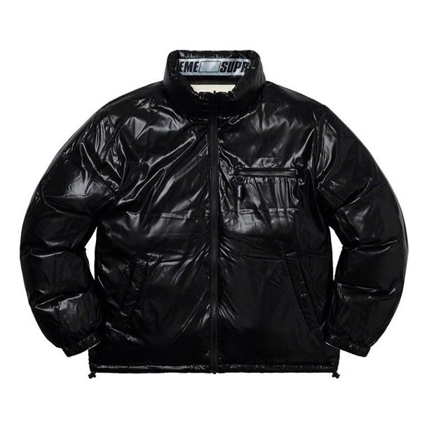 Supreme Shiny Reversible Puffy Jacket 'White Black' SUP-SS20-163