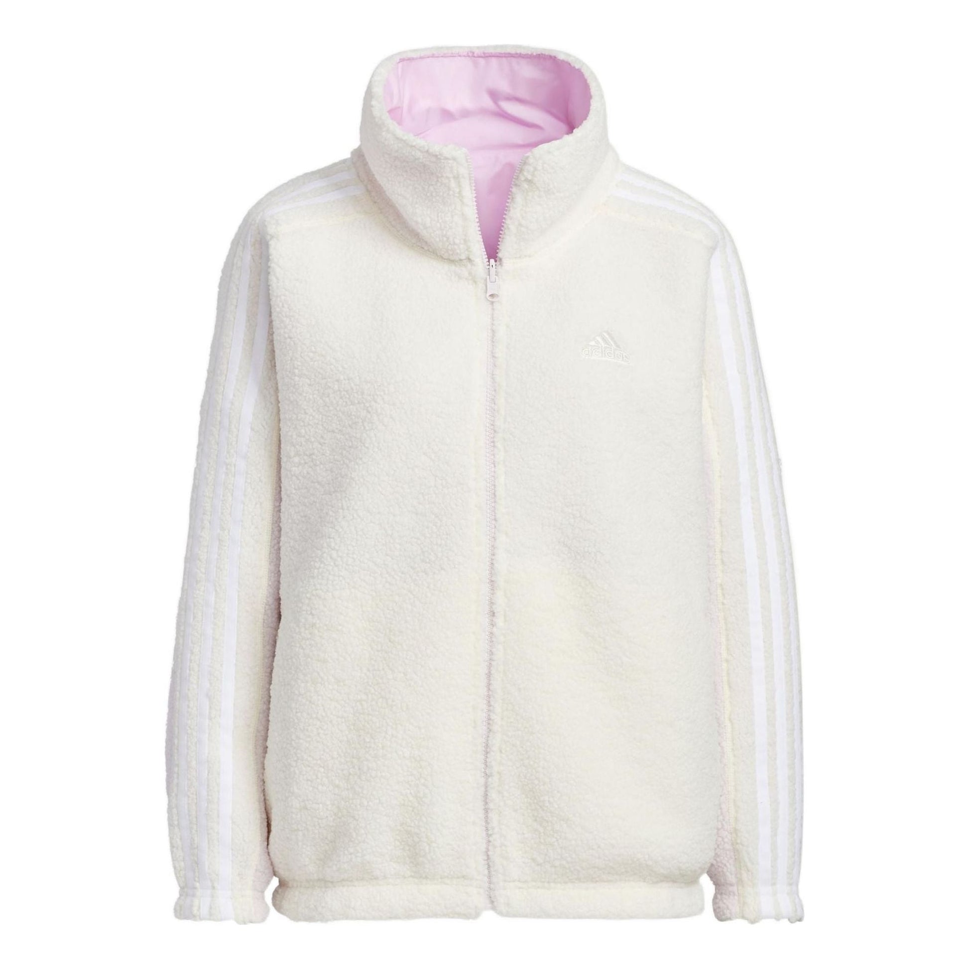 (WMNS) adidas Metrevboa Jacket Asia Sizing 'White Pink' HM7111