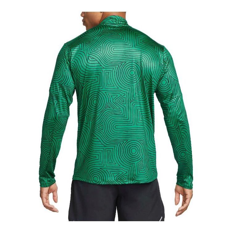 Nike Dri-Fit Element 1/4 Zip Running Top 'Green' FB9036-365