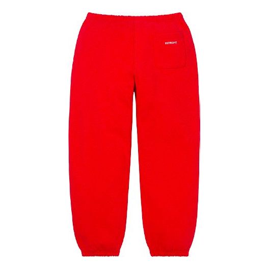 Supreme S Logo Split Sweatpants 'Green Red' SUP-FW21-209