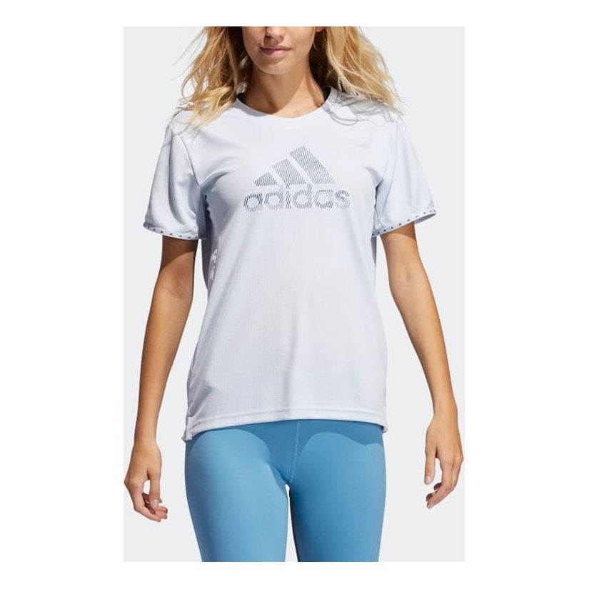 (WMNS) adidas BOS Necessi T-Shirt Asia Sizing 'Blue' GQ9413