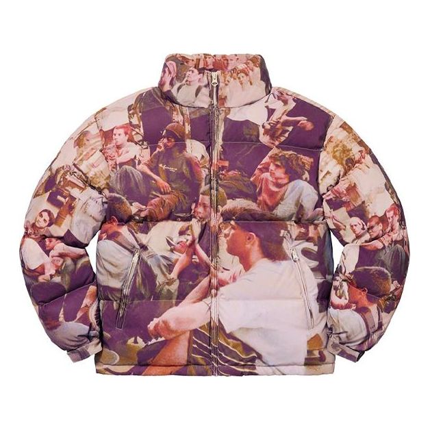 Supreme Lafayette Reflective Down Jacket 'Multi-Color' SUP-FW21-266