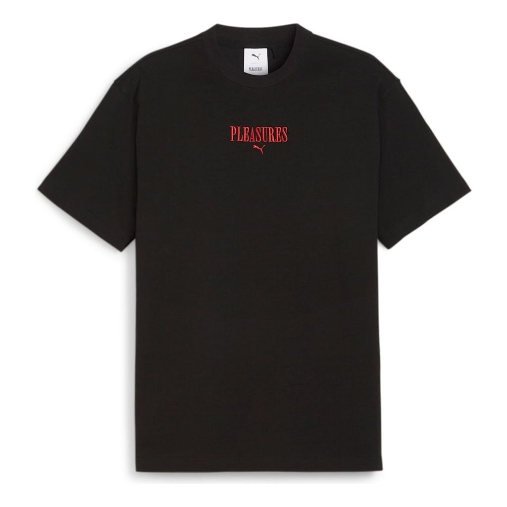 PUMA x Pleasures Graphic T-Shirt 'Black' 624096-01