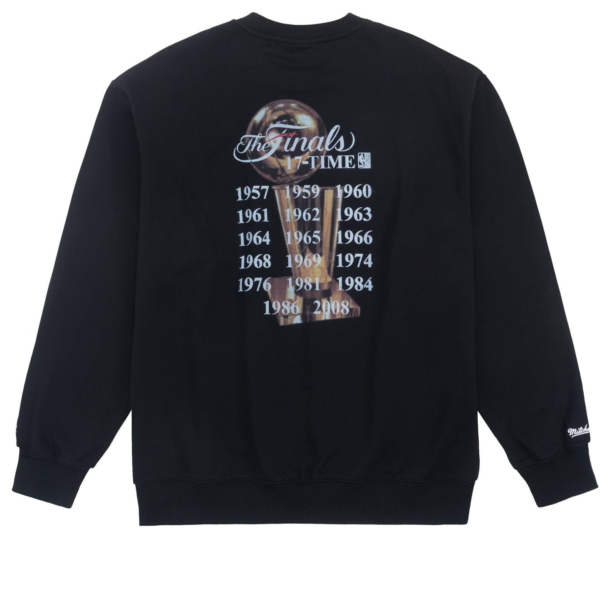 Mitchell & Ness x NBA Boston Celtics 17 Times Champion Sweatshirt 'Black' MNJYFWHD23093007