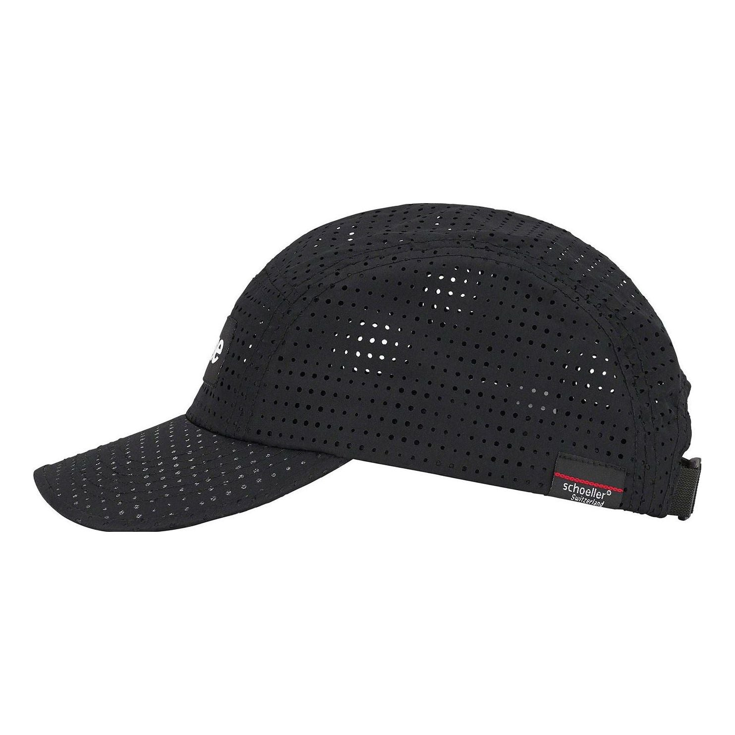 Supreme Perforated Camp Cap 'Black White' SUP-SS22-779