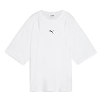 (WMNS) PUMA DARE TO Oversized Cut-out T-shirt 'White' 626644-02