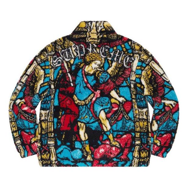 Supreme Saint Michael Fleece Jacket 'Multi-Color' SUP-SS21-586