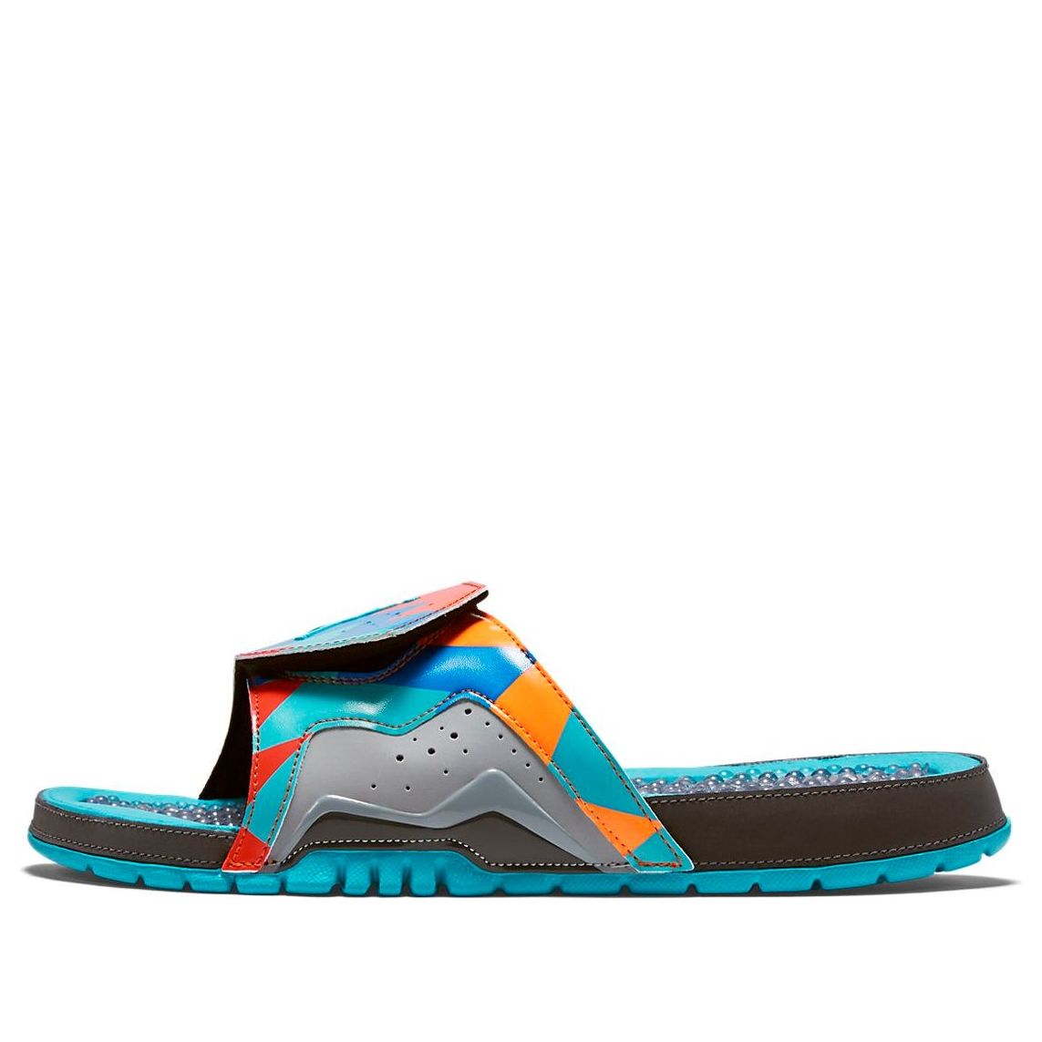 Air Jordan Hydro 7 Retro Slide 'Dark Grey Blue Turquoise' 705467-013