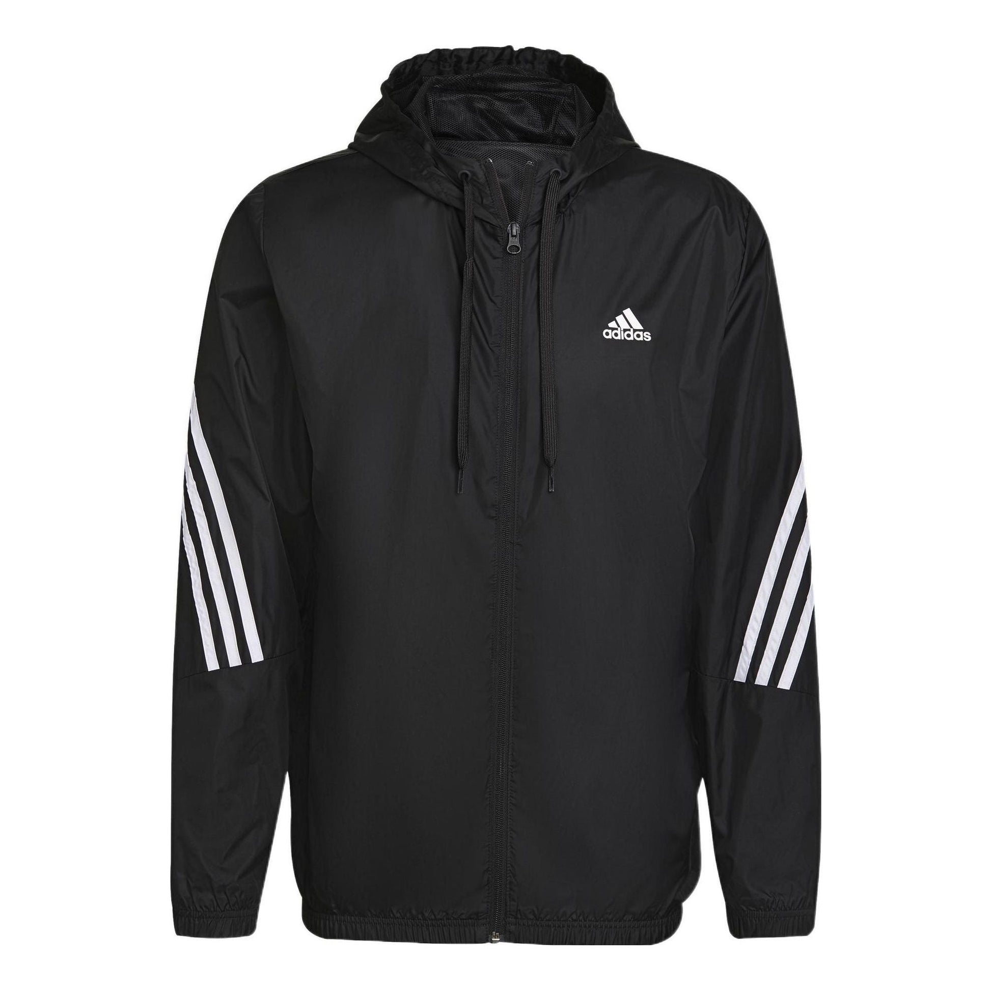 adidas Sportswear Hooded Track Suit Asia Sizing 'Black White' H15580