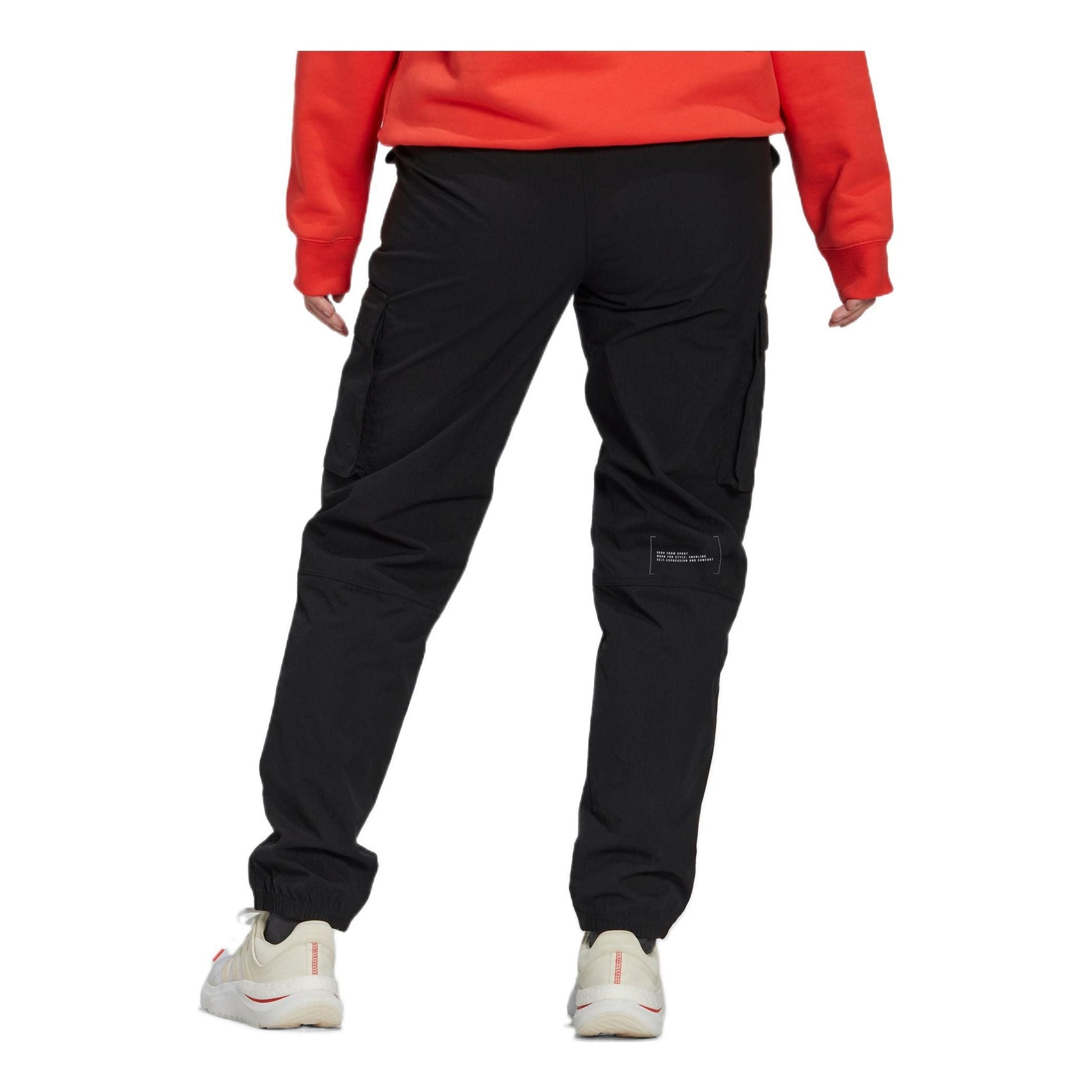 (WMNS) adidas Cargo Pants Asia Sizing 'Black' HM2906