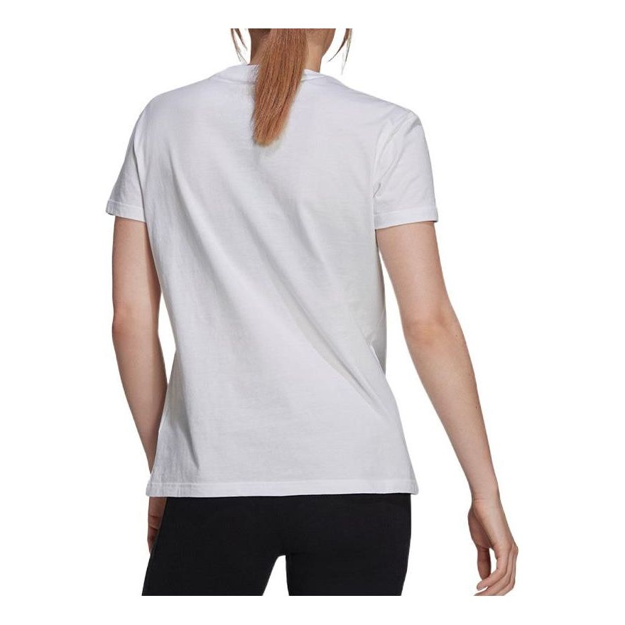 (WMNS) adidas Heart Graphic T-Shirt Asia Sizing 'White' H14681