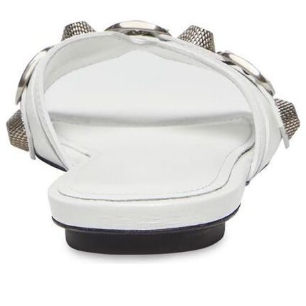 (WMNS) Balenciaga Cagole Sandals 'White Arena Lambskin' 694342WAD4E9081