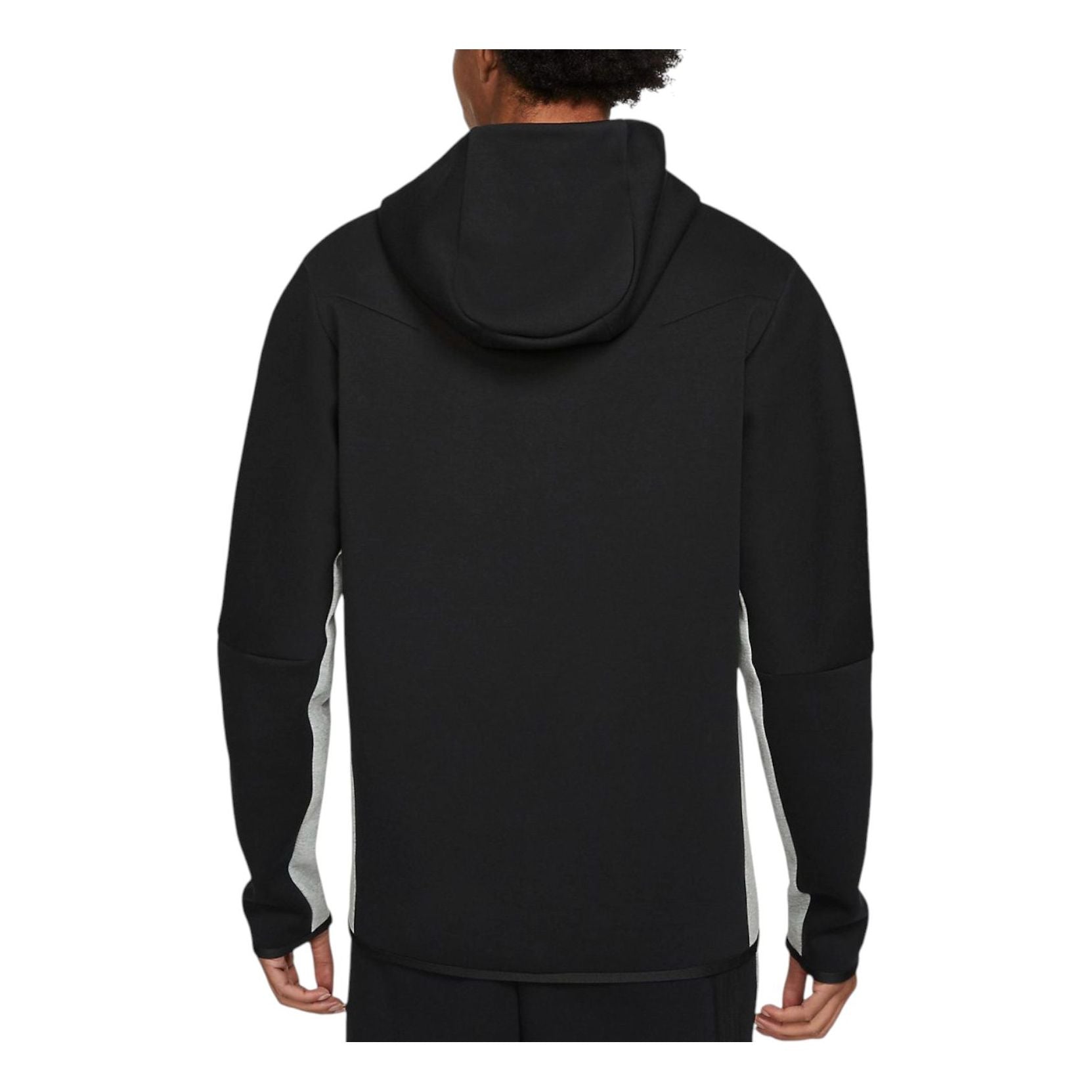 Nike Tech Fleece Full-Zip Hoodie 'Black Dark Grey Heather' CU4489-016