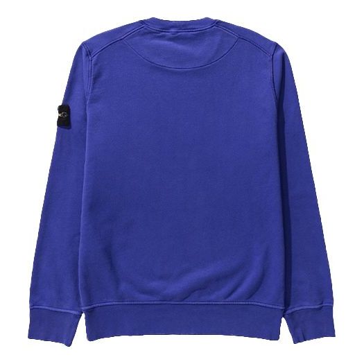 STONE ISLAND Crewneck Sweatshirt 'Bright Blue' 761563051-V0022