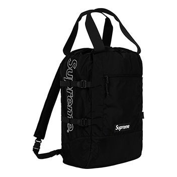 Supreme Tote Backpack 'Black White' SUP-SS19-913
