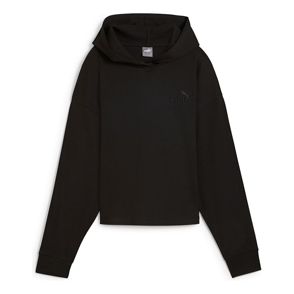 (WMNS) PUMA ESS Elevated Hoodie 'Black' 682503-01