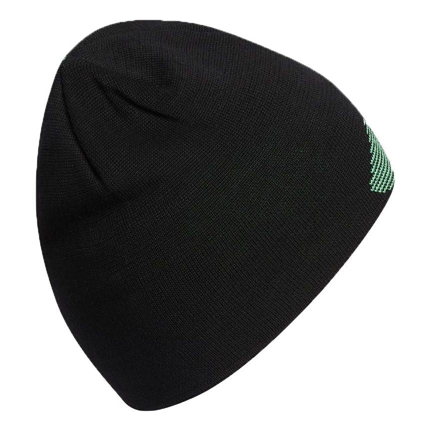 adidas 3Bar Logo Beanie 'Black Green' GU8618