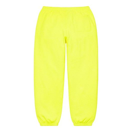 Supreme Small Box Sweatpants 'Yellow' SUP-SS21-607
