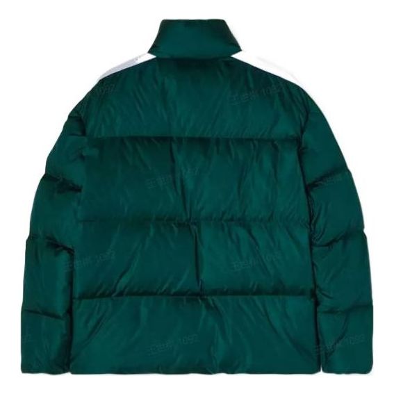 Palm Angels Classic Track Down Jacket 'Green White' PMED019F22FAB0015501