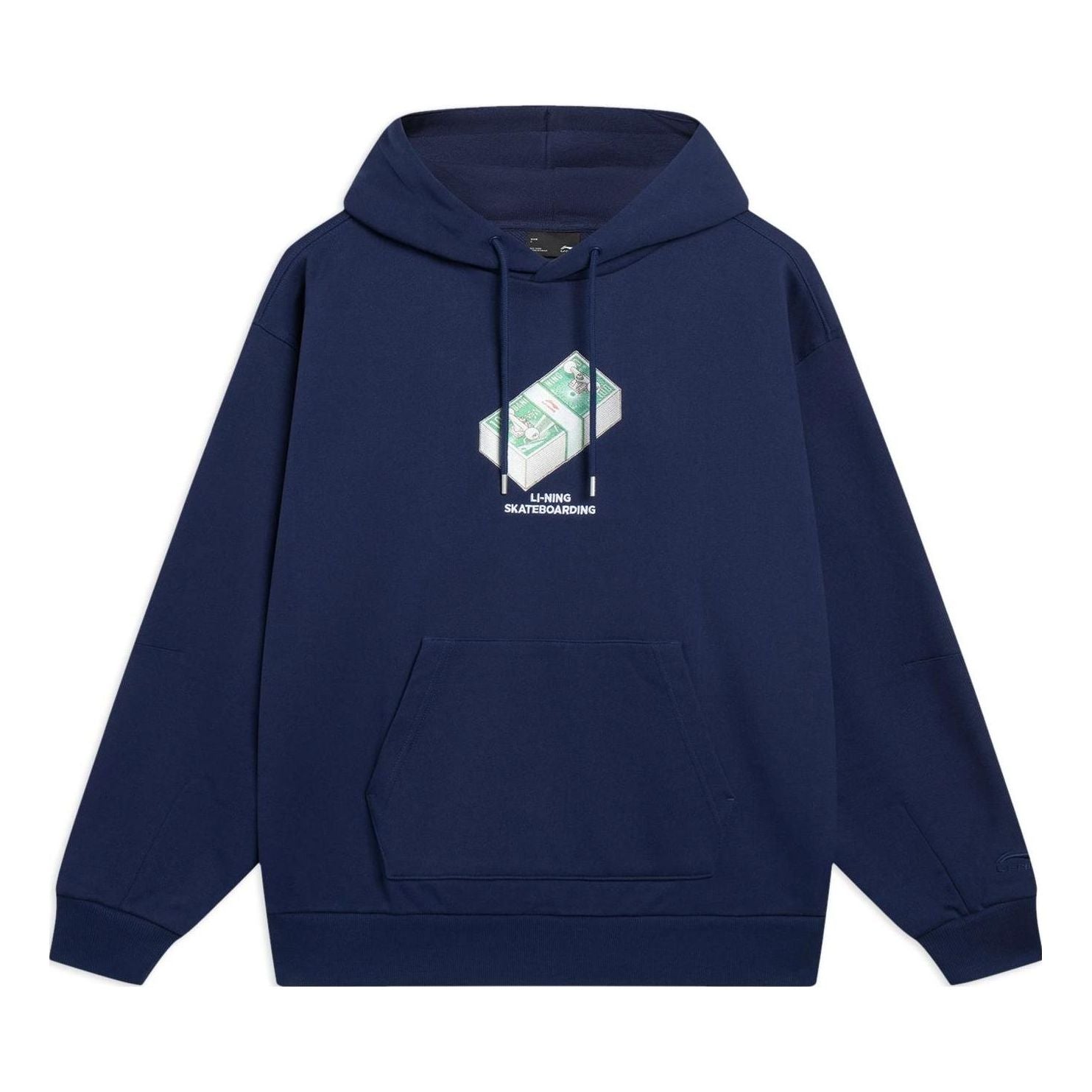 Li-Ning x Phil Hackett Graphic Hoodie 'Navy' AWDT227-3