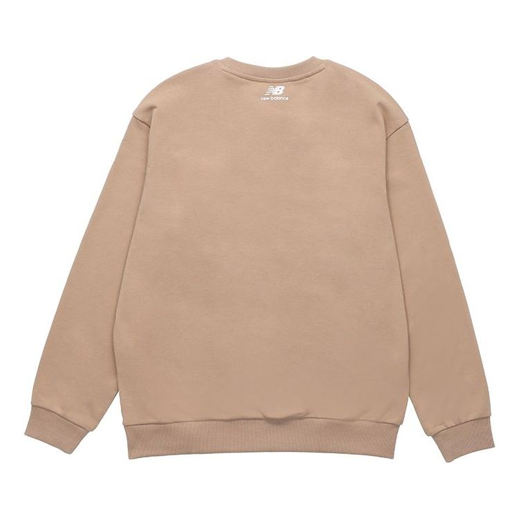 New Balance Logo Crew Neck Sweaters Asia Sizing 'Beige' 5CC44333-BEI
