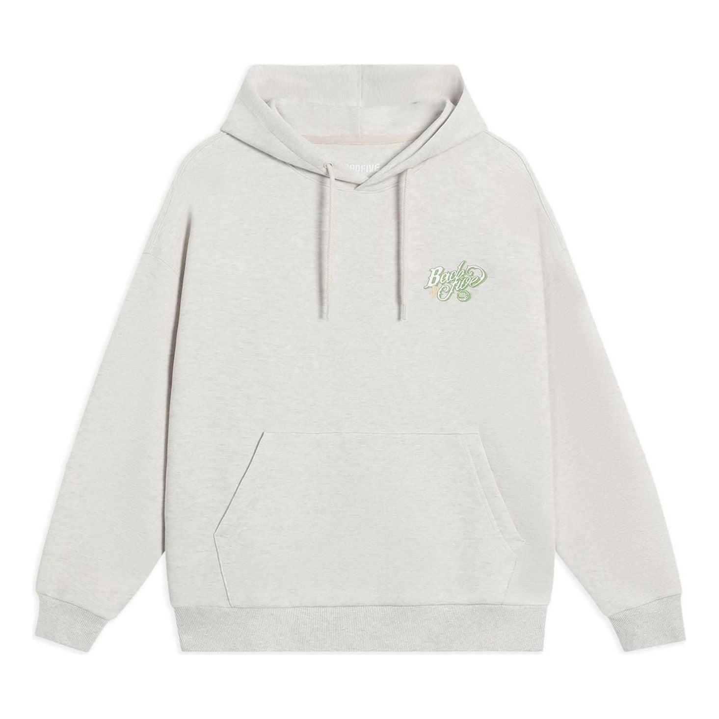 Li-Ning BadFive Plant Graphic Hoodie 'Grey' AWDS657-6