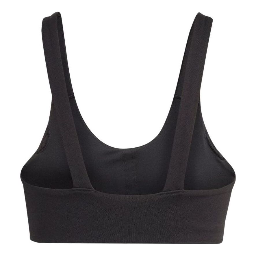(WMNS) adidas CoreFlow Luxe Studio Medium-Support Bra Asia Sizing 'Black' HR3032