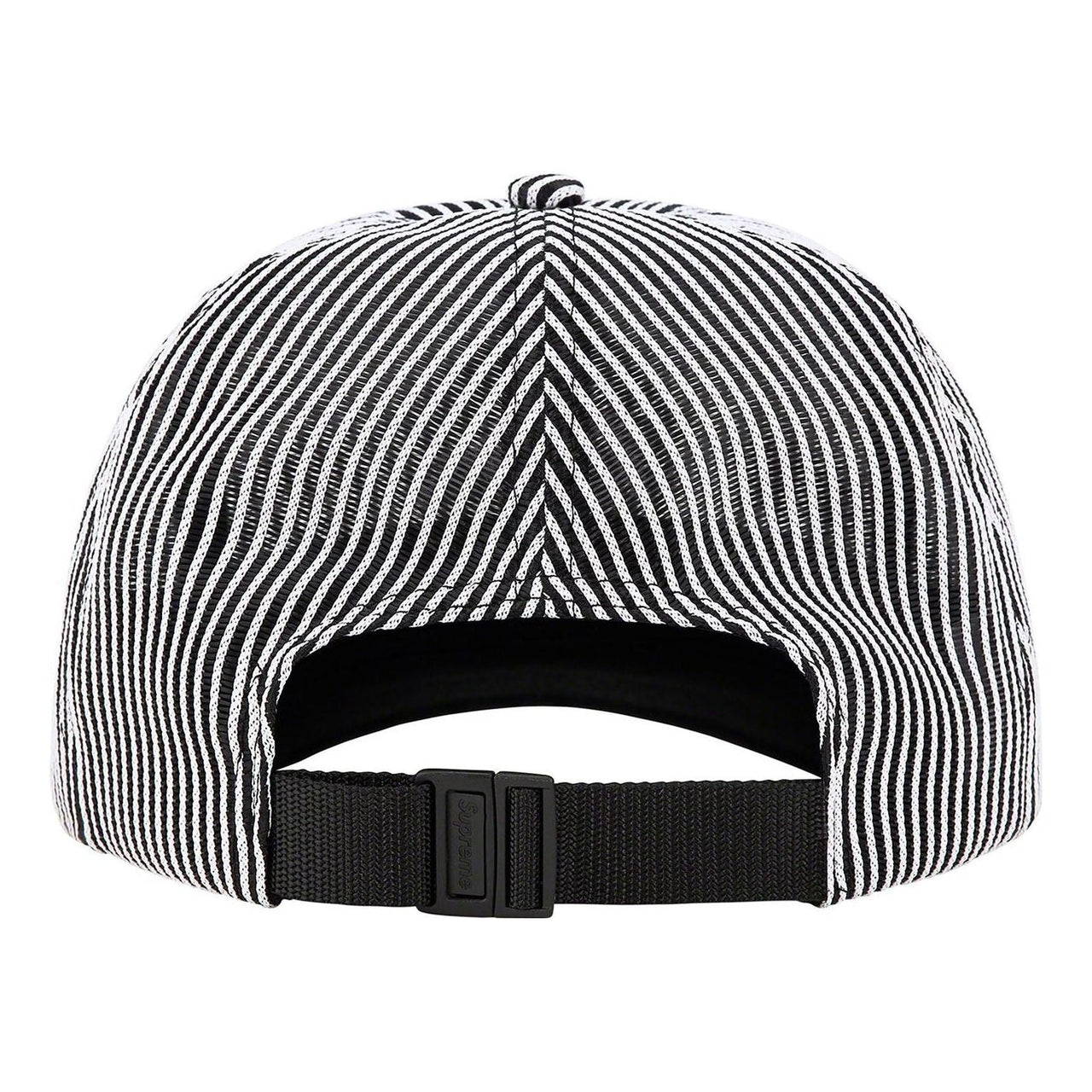 Supreme Stripe Mesh 6-Panel 'Black White' SUP-SS22-757