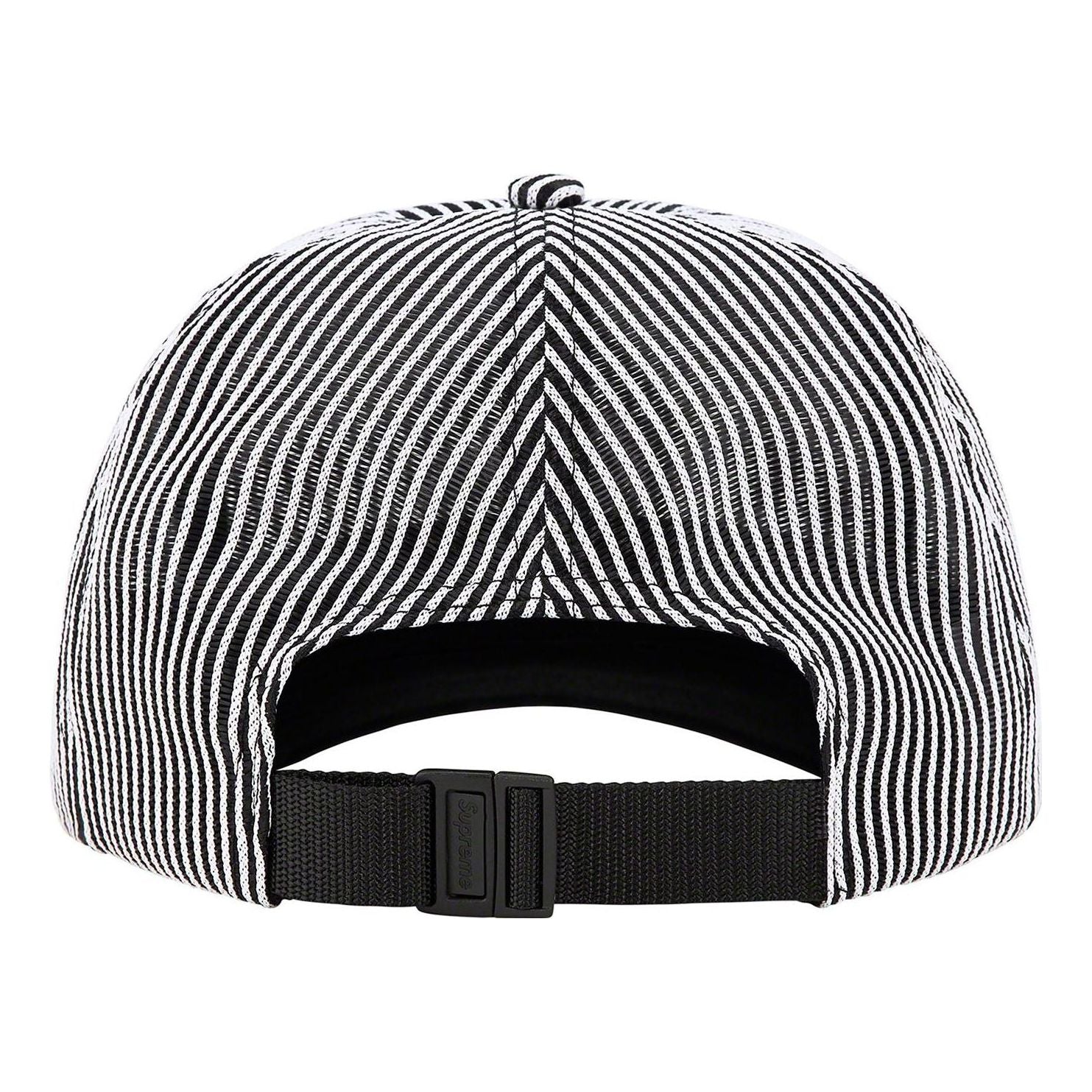 Supreme Stripe Mesh 6-Panel 'Black White' SUP-SS22-757