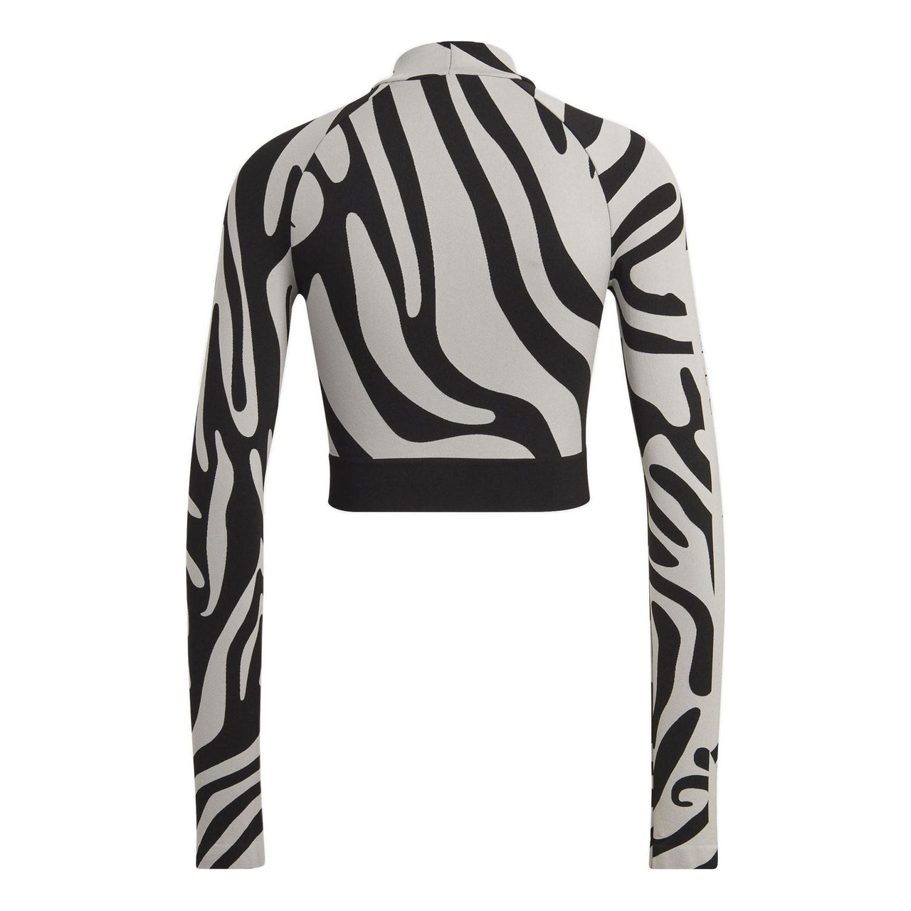 (WMNS) adidas by Stella McCartney Seamless Wolford Crop Top Asia Sizing 'White Black' HF3067